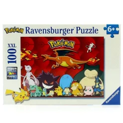 RAVENSBURGER Puzzles Y Construcciones-Pokémon Puzzle XXL de 100 Piezas
