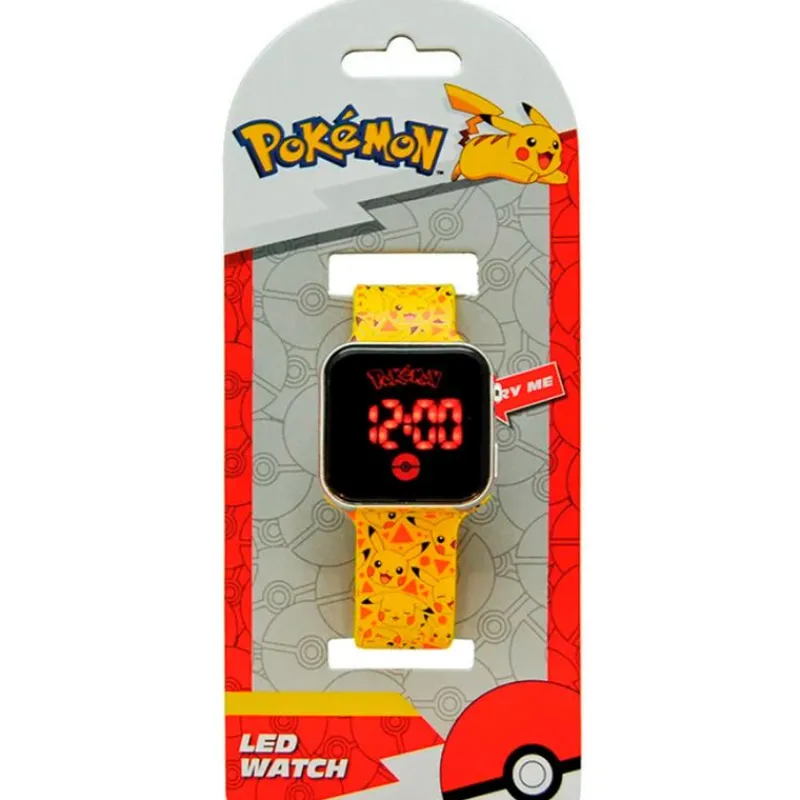 Pokémon Reloj Digital LED Pikachu*KIDS EUROSWAN