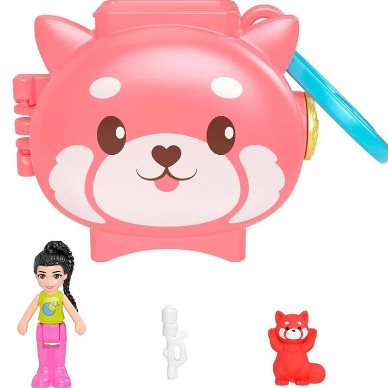 Polly Pocket Estuche Panda Rojo*MATTEL Online