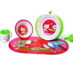 JANE Vajillas Infantiles-Pommes Vajilla 10 Piezas