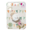 Porta chupetes con pinza Osito Rosa*ARTESAVI Clearance