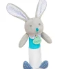 BABYNAT Jueguetes De Primera Infancia-Poupi Sonajero Conejito Azul