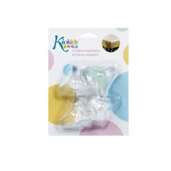KIOKIDS Seguridad En El Hogar-Protectores de esquinas de silicona 4 unids