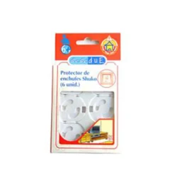 BEBE DUE Seguridad En El Hogar-Protectores para enchufes 6 unidades