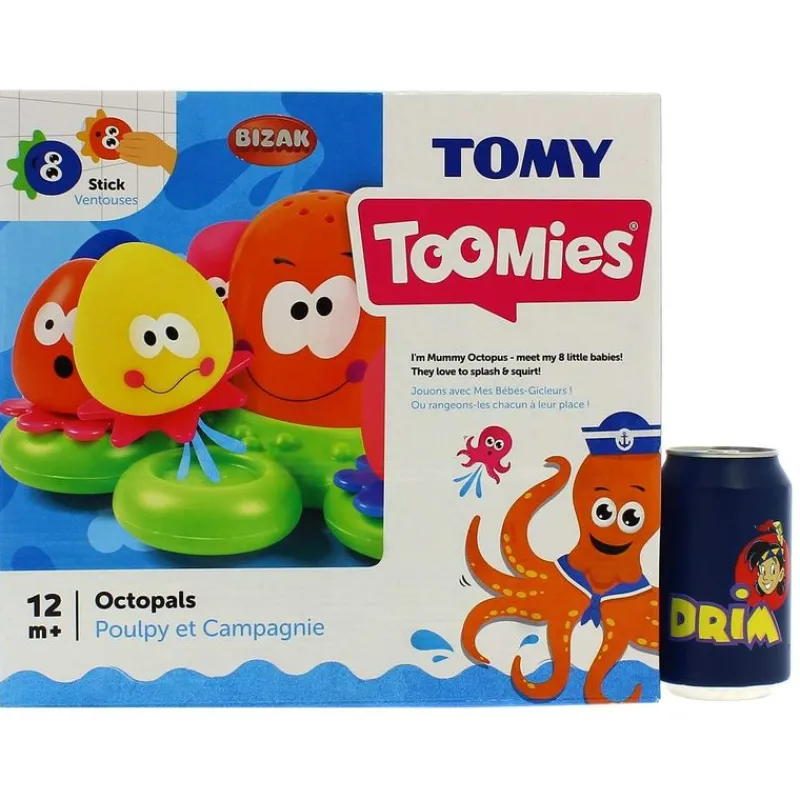 BIZAK Juguetes De Baño-Pulpitos Alegres