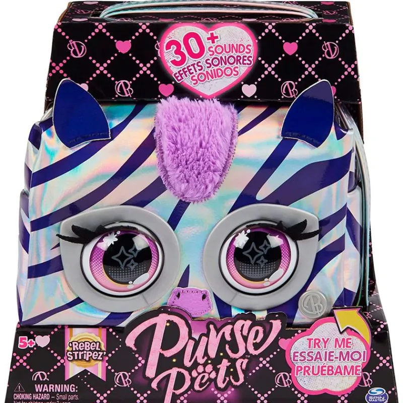 Purse Pet Bolso Mascota Interactiva Stripez*SPIN MASTER Sale