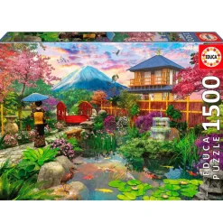 EDUCA Puzzles Expertos: Más De 1000 Piezas-Puzzle 1500 Piezas Jardín Japonés