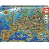 Puzzle 500 Piezas Mapa de Europa*EDUCA Hot