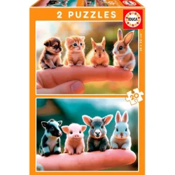Puzzle Bebés Animales 2x20 Piezas*EDUCA New