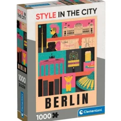 CLEMENTONI Puzzles Y Construcciones-Puzzle Berlín 1000 Piezas