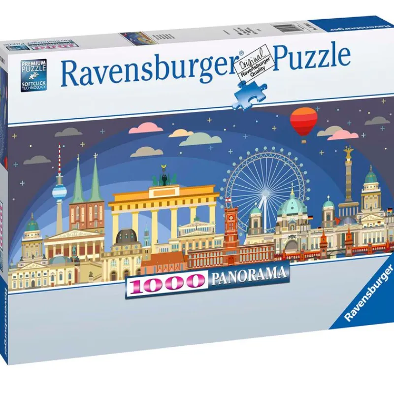 RAVENSBURGER Puzzles Y Construcciones-Puzzle Berlín de Noche 1000 Piezas