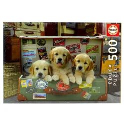 Puzzle Cachorros en el Equipaje de 500 Piezas*EDUCA Discount