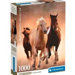 Puzzle Carrera Caballos 1000 Piezas*CLEMENTONI Outlet