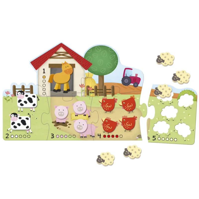 Puzzle Contar del 1 al 5*GOULA Discount