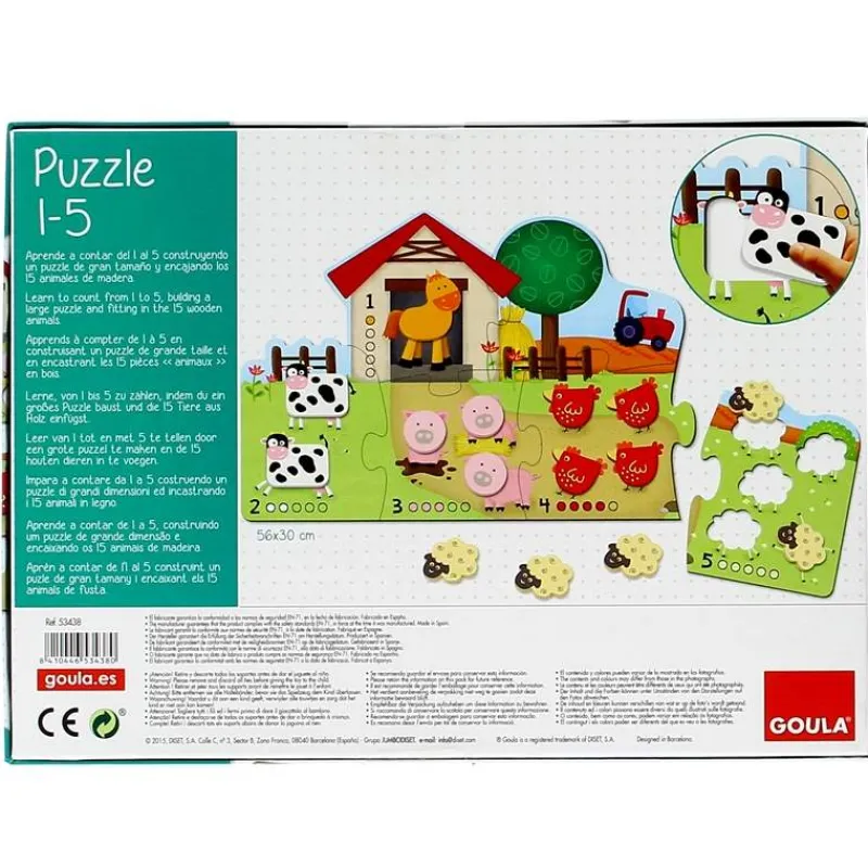 Puzzle Contar del 1 al 5*GOULA Discount