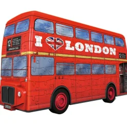 RAVENSBURGER Puzzles Y Construcciones-Puzzle 3D Autobús Londres