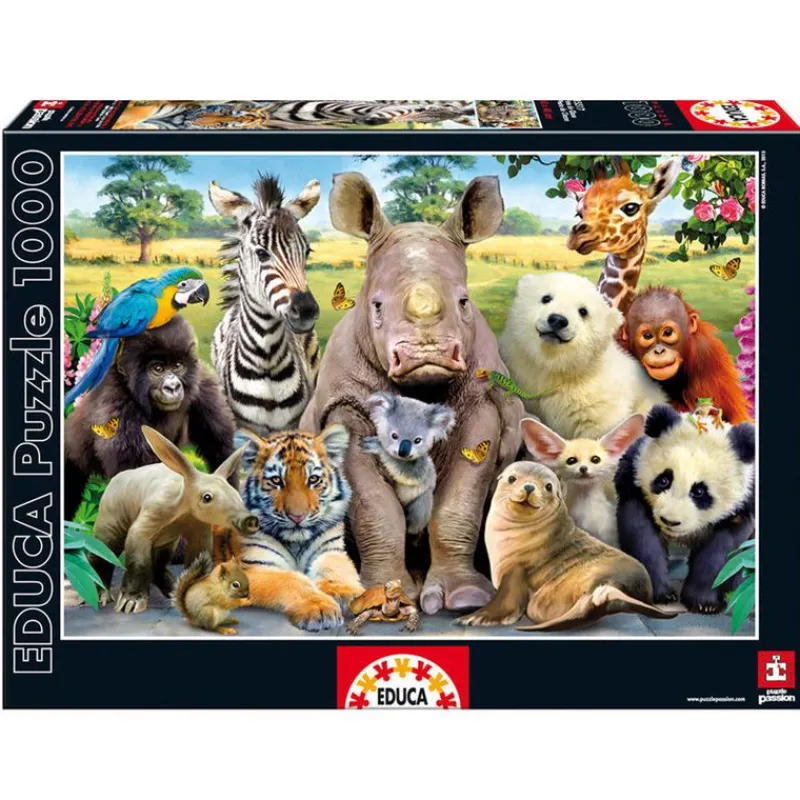 Puzzle de Foto Clase Animal de 1000 Piezas*EDUCA Best