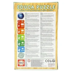 EDUCA Juegos De Madera-Puzzle de Madera Parque de Atracciones 2x25 Piezas