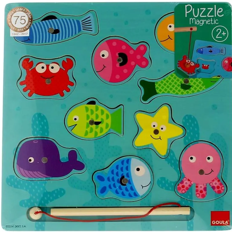 DISET Primera Infancia Y Preescolar|Puzzles Y Construcciones-Puzzle de Pesca Magnético