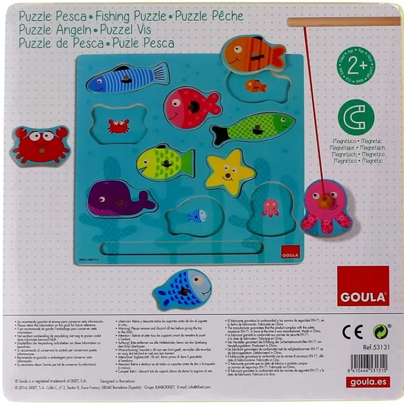 DISET Primera Infancia Y Preescolar|Puzzles Y Construcciones-Puzzle de Pesca Magnético