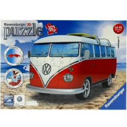 RAVENSBURGER Puzzles Y Construcciones-Puzzle Furgoneta Volkswagen 3D