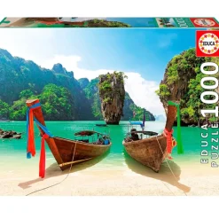 EDUCA Puzzles De 501 A 1000 Piezas|Electrónicos-Puzzle Isla James Bond 1000 Piezas