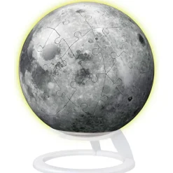 RAVENSBURGER Puzzles Y Construcciones-Puzzle Luna 3D Brilla en la Oscuridad
