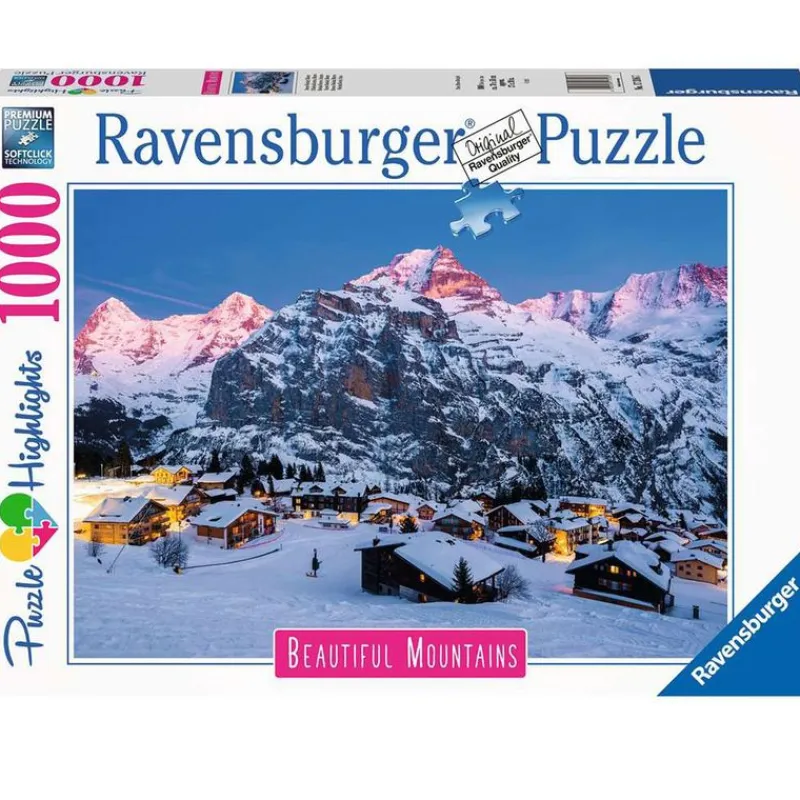 RAVENSBURGER Puzzles Y Construcciones-Puzzle Oberland Bernés 1000 Piezas