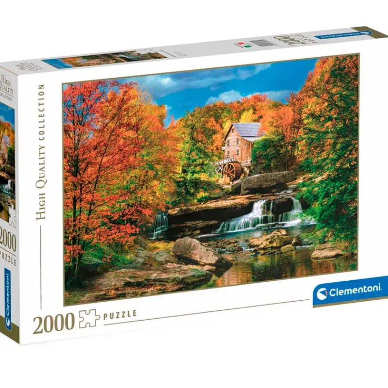 CLEMENTONI Puzzles Expertos: Más De 1000 Piezas-Puzzle Paisaje Cascada 2000 Piezas