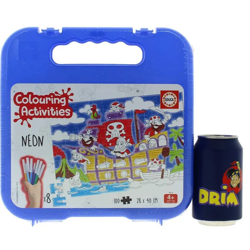 Puzzle Piratas para Pintar 100 Piezas*EDUCA Best