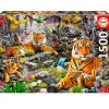 EDUCA Puzzles Expertos: Más De 1000 Piezas-Puzzle Selva Radiante 1500 Piezas