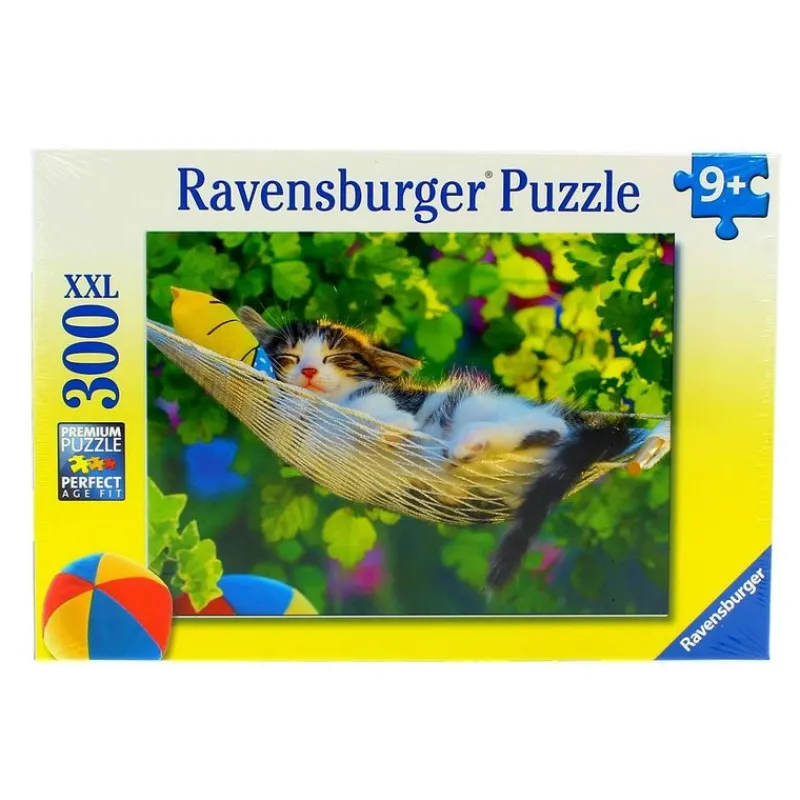 RAVENSBURGER Puzzles Y Construcciones-Puzzle Siesta Gatuna de 300 Piezas XXL