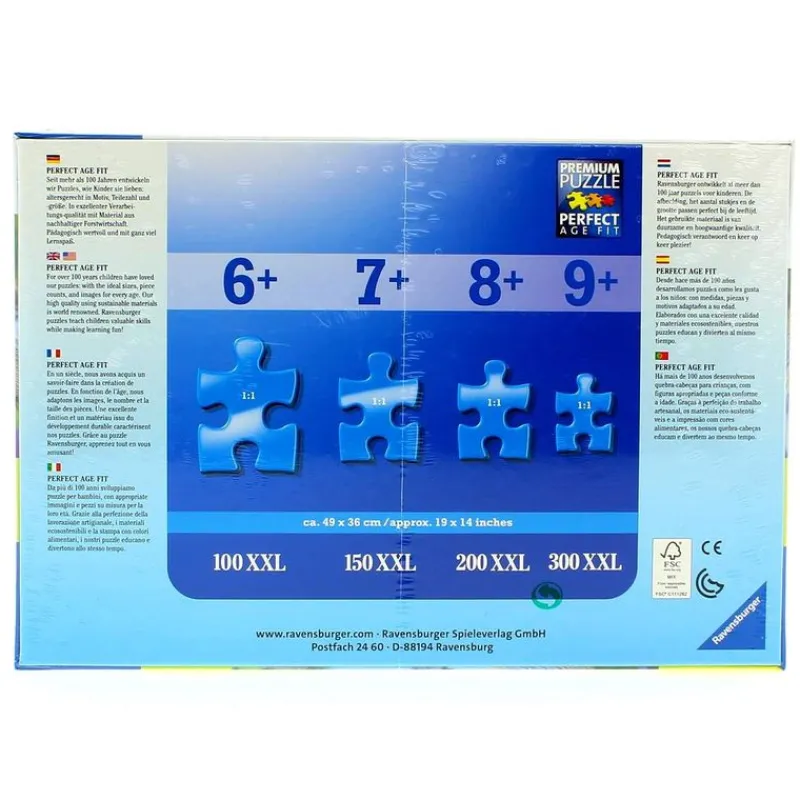 RAVENSBURGER Puzzles Y Construcciones-Puzzle Siesta Gatuna de 300 Piezas XXL