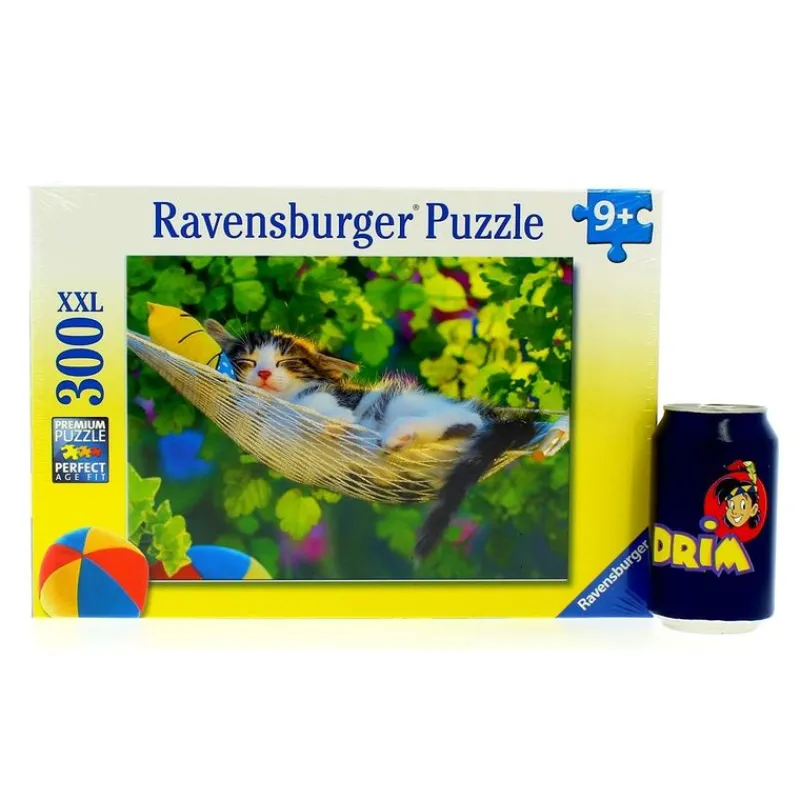 RAVENSBURGER Puzzles Y Construcciones-Puzzle Siesta Gatuna de 300 Piezas XXL