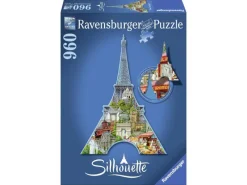 RAVENSBURGER Puzzles Y Construcciones-Puzzle Silueta Torre Eiffel