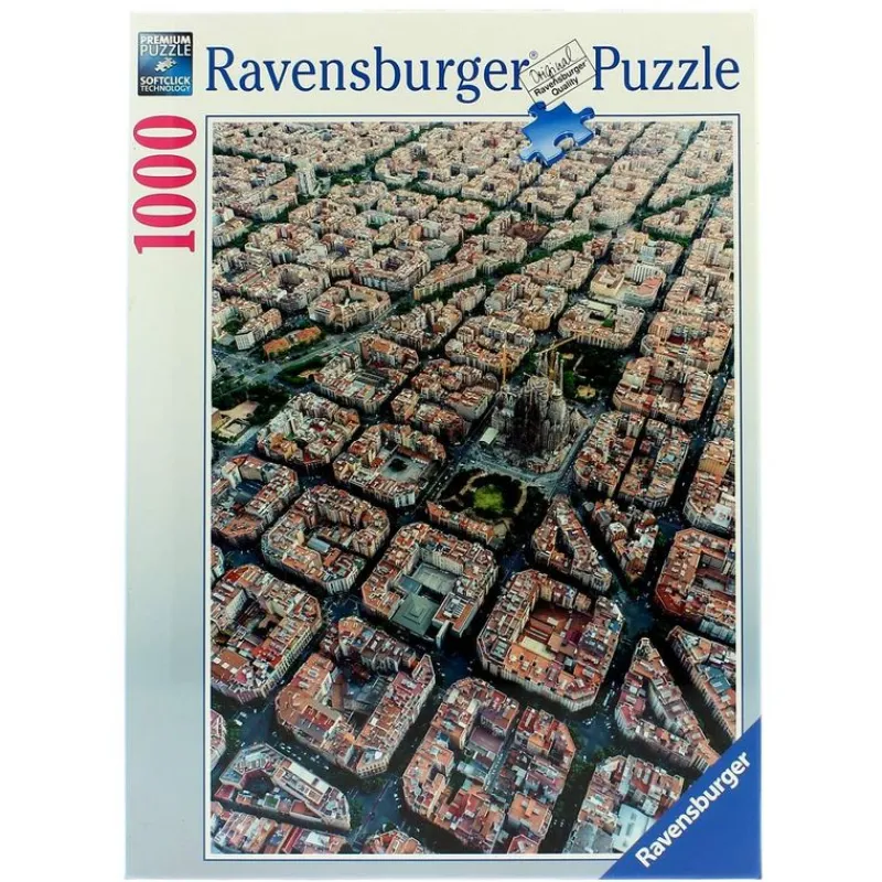 Puzzle Vista Aérea de Barcelona 1000 Piezas*RAVENSBURGER New