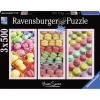 RAVENSBURGER Puzzles Expertos: Más De 1000 Piezas|Puzzles Y Construcciones-Puzzle 3x500 piezas Macaron