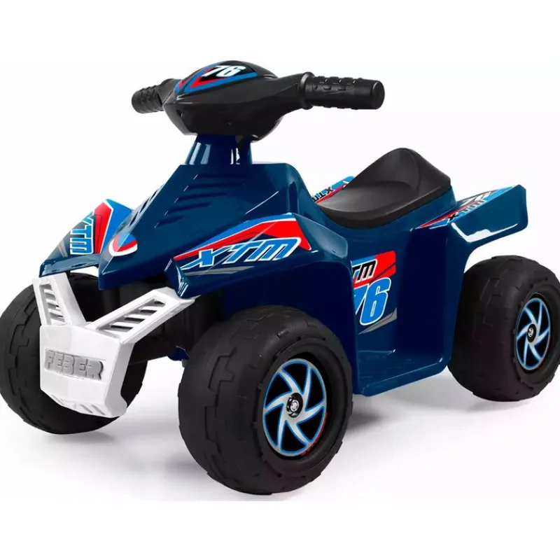 FEBER Vehículos Con Batería O Motor-Quad XTM 76 6V Azul Oscuro
