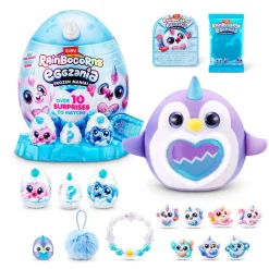 ZURU Manualidades-Rainbocorns Eggzania Frozen Mania Peluche Sorpresa