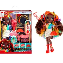 MGA Muñecas-Rainbow High Creative Crystals Muñeca Iris Bow