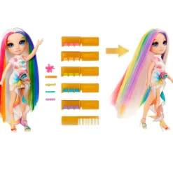 MGA Muñecas-Rainbow High Hair Chalk & Style Muñeca Amaya