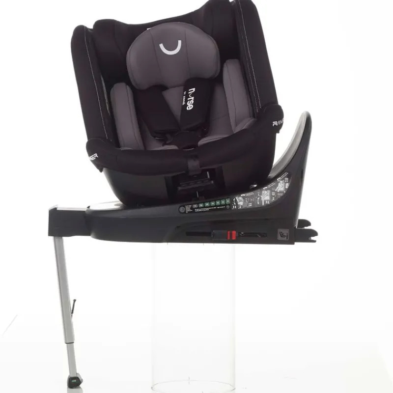 NURSE Sillas Con Isofix De 40 A 150 Cm (0 A 12 Años)-Ranger Isize G0123 con pata Negra