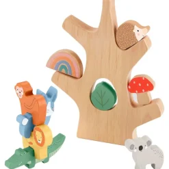 FISHER PRICE Juegos De Madera|Primera Infancia Y Preescolar-Árbol con Animales De Madera Montessori