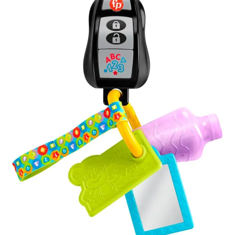 FISHER PRICE Sonajeros|Primera Infancia Y Preescolar-Ríe y Aprende Llavero de Actividades