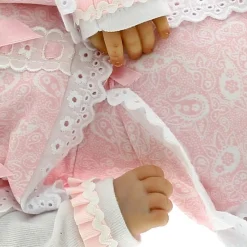 Reborn Bebé Leo Dormido con Traje Rosa*MUÑECAS ARIAS Best