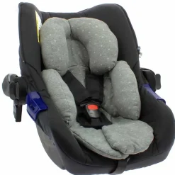 VADEBEBE Complementos Para El Descanso-Reductor Universal Gris estrellas blancas