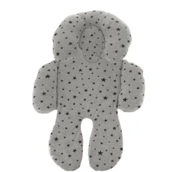 VADEBEBE Complementos Para El Descanso-Reductor Universal Gris estrellas Negras