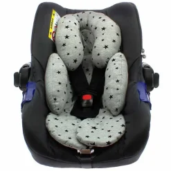 VADEBEBE Complementos Para El Descanso-Reductor Universal Gris estrellas Negras