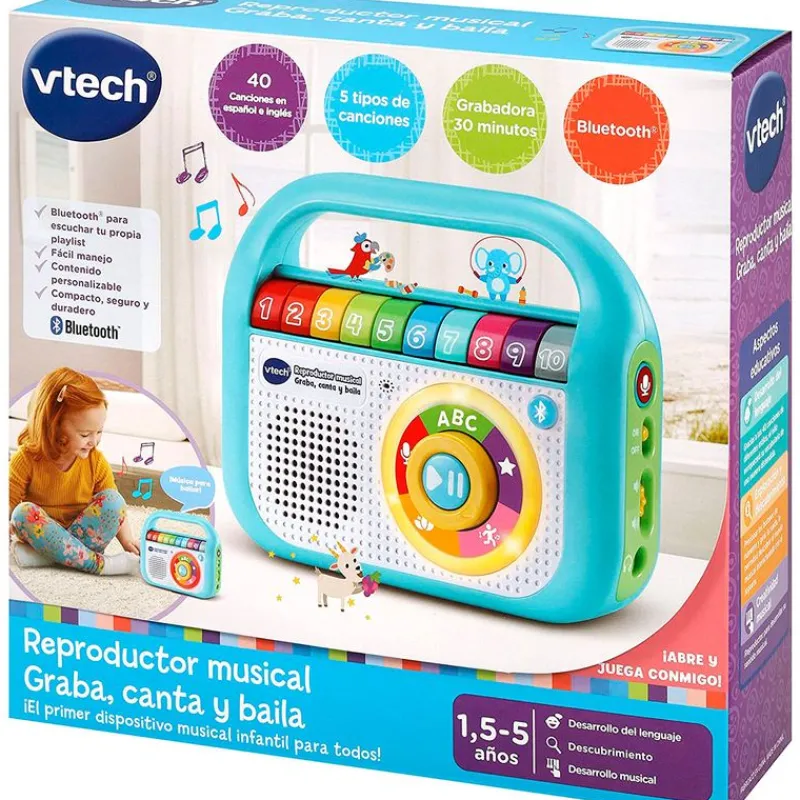 Reproductor Musical Graba, Canta y Baila*VTECH Clearance