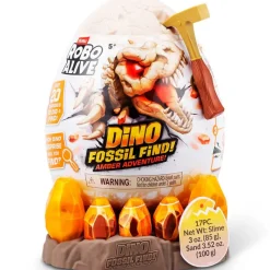 Robo Alive Huevo Sorpresa S1 Dino Fossil Find Amber Adventure*ZURU Best